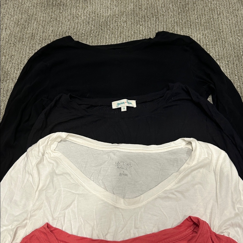 Assorted Long Sleeve Maternity Tops - Picture 3 of 12